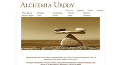 Desktop Screenshot of alchemiaurody.pl
