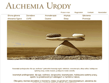 Tablet Screenshot of alchemiaurody.pl